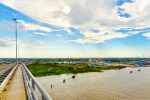 View 1 from the J. A. Wijdenbosch Bridge