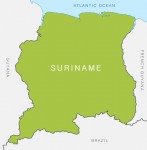 Map of Suriname