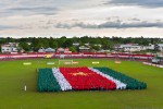 Human Flag formation on Independence Day